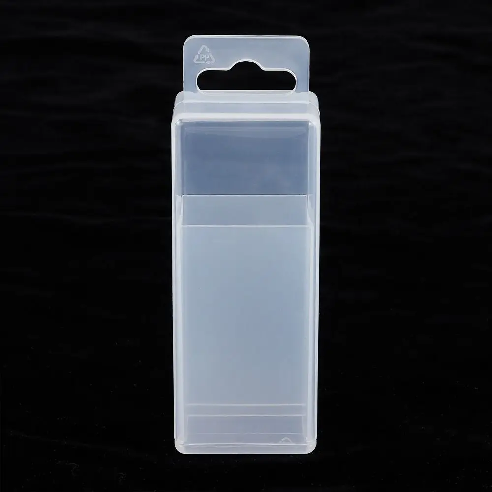 3Pcs/Set Adjustable Height Drill Tool Box Plastic Clear Twist Drill Boxes Rectangular Telescoplc Parts Storage Case