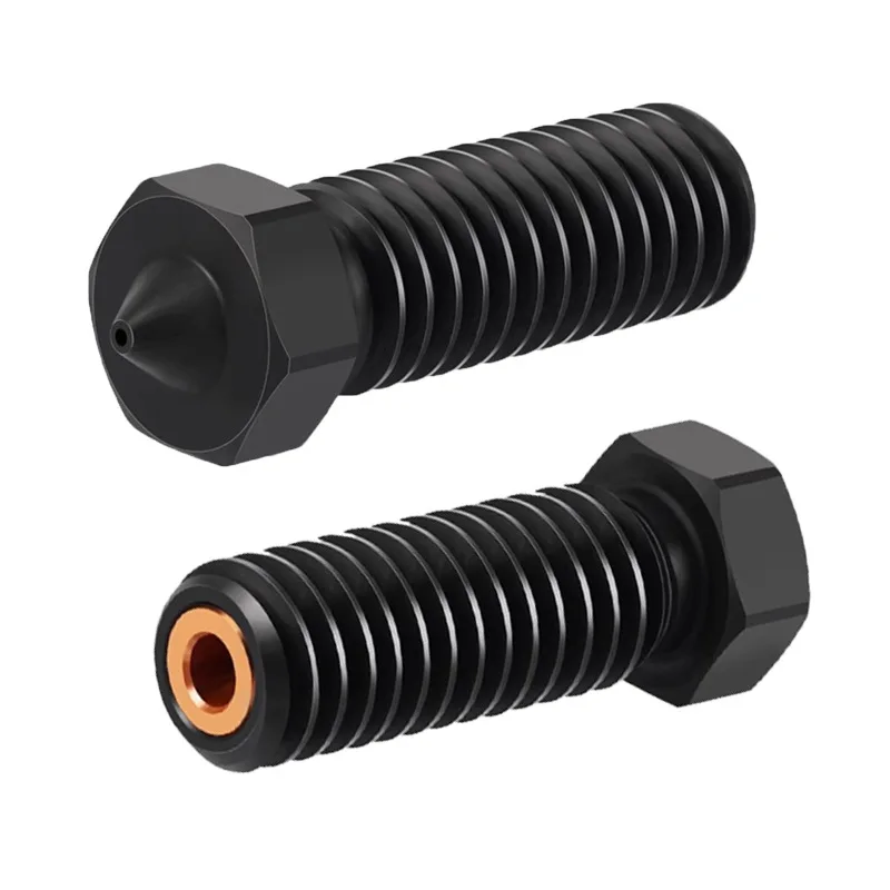 

High Quality High Temperature Resistant High Flow Hardened Steel Nozzle For E3D Volcano 3D Printer Accessories