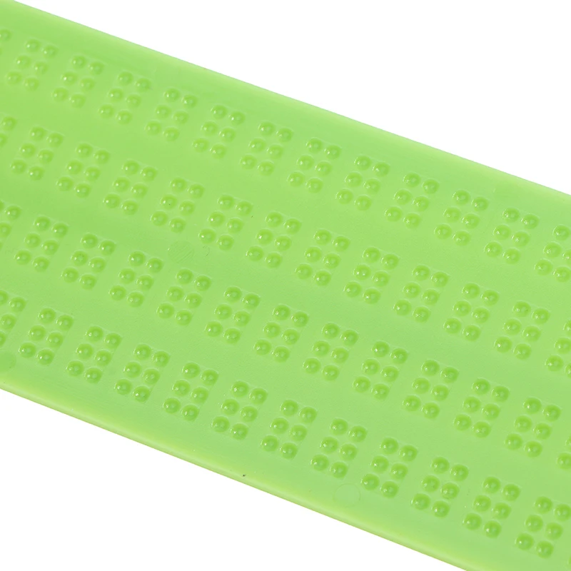 Pizarra de escritura Braille de plástico portátil, práctica escolar con lápiz óptico