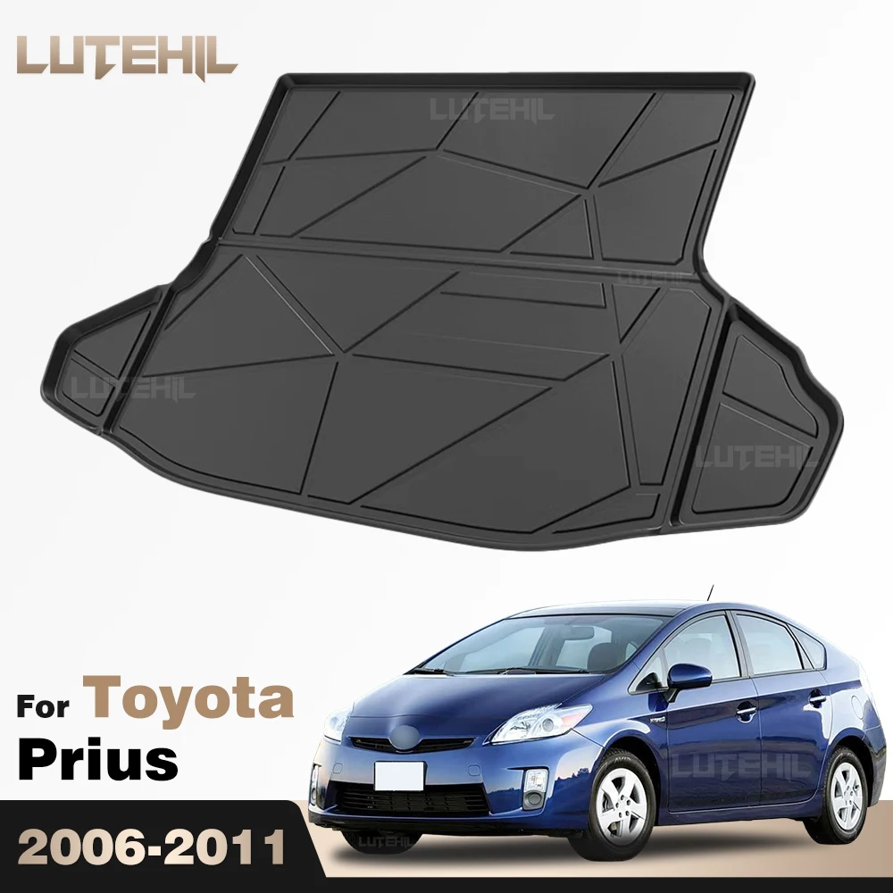 

Для Toyota Prius 2006-2011 (2007, 2008, 2009, 2010) — Коврик в багажник из TPE, защитный вкладыш, водонепроницаемые аксессуары