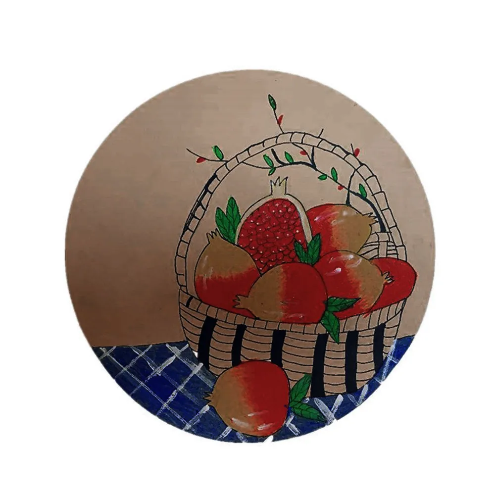 

25 Sheets Round Kraft Sketch Paper Thick Drawing Pads for Painting Drawing Art Supplies Artist School 29Cm Diameter