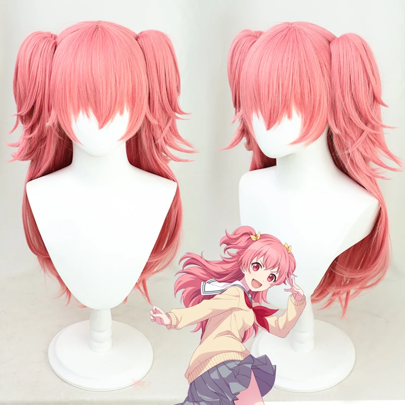 Anime Momoi Airi Cosplay Pruik Momoi Aili Cosplay Haar Voor Comicon Hallowmas Party Volwassen Vrouwen Mannen