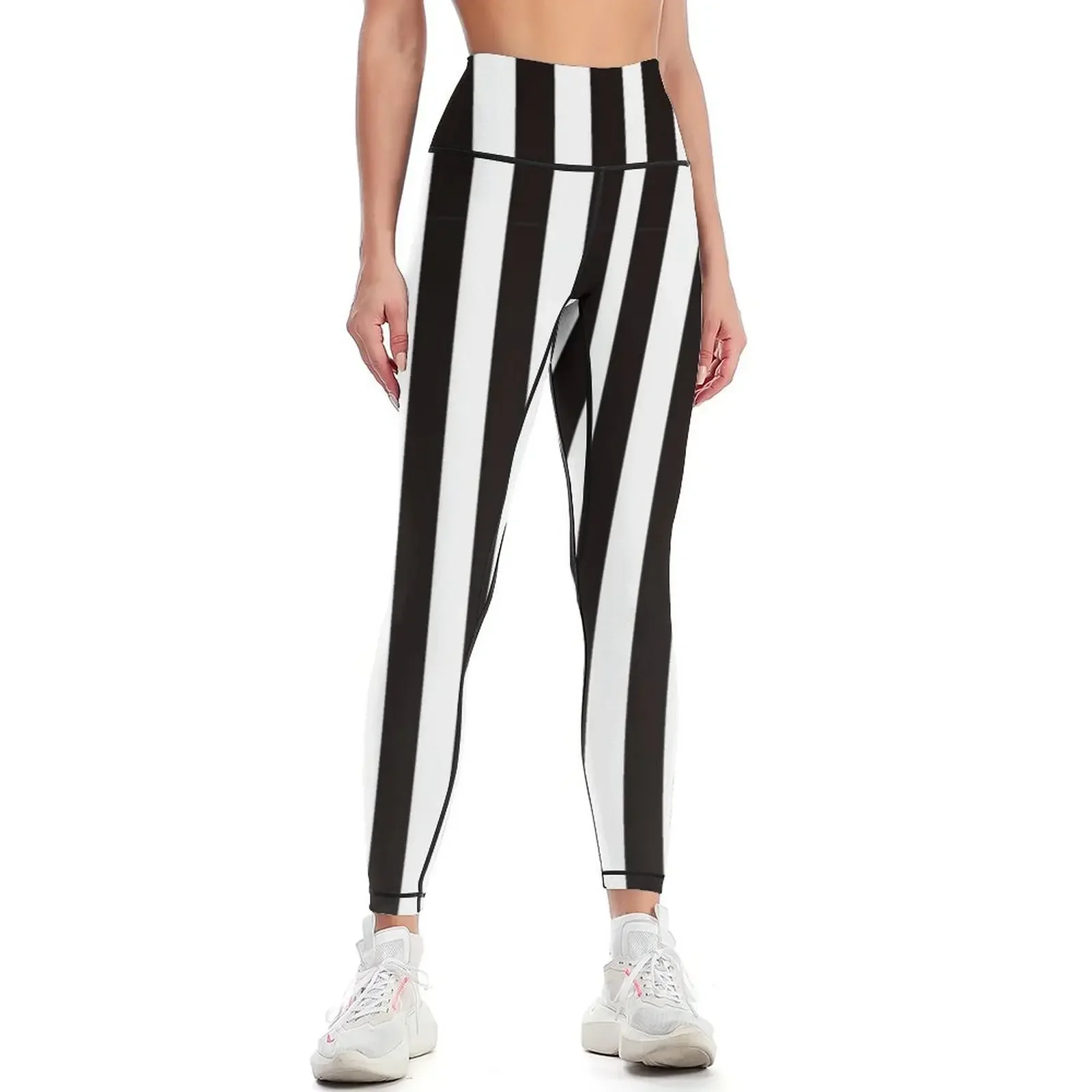 

strips black and white Leggings legings for fitness legging push up exercise clothing for Women sports Womens Leggings