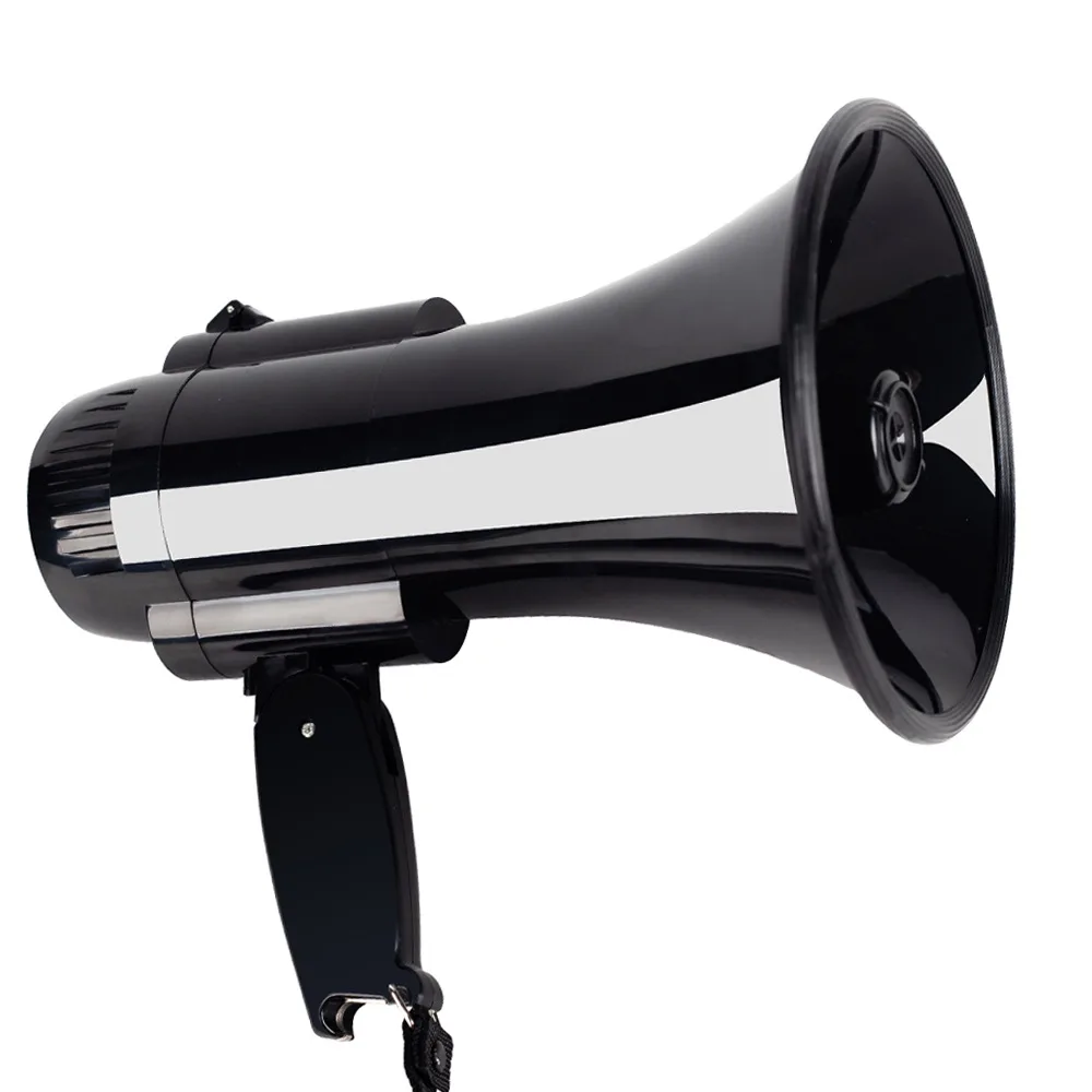 Handheld Tweeter Portable Recording Megaphone with Siren Loud Speaker Tour Guide Speakers Microphone Loudspeaker