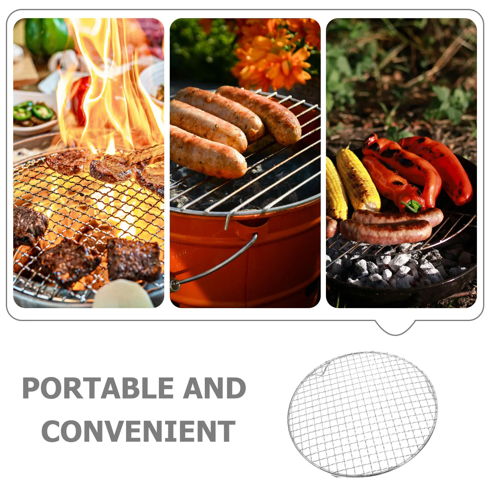 

Сверхмощная круглая стойка из нержавеющей стали с ножками для консервирования, выпечки, охлаждения, гриля, духовки, фритюрницы, жарки, приготовления на пару