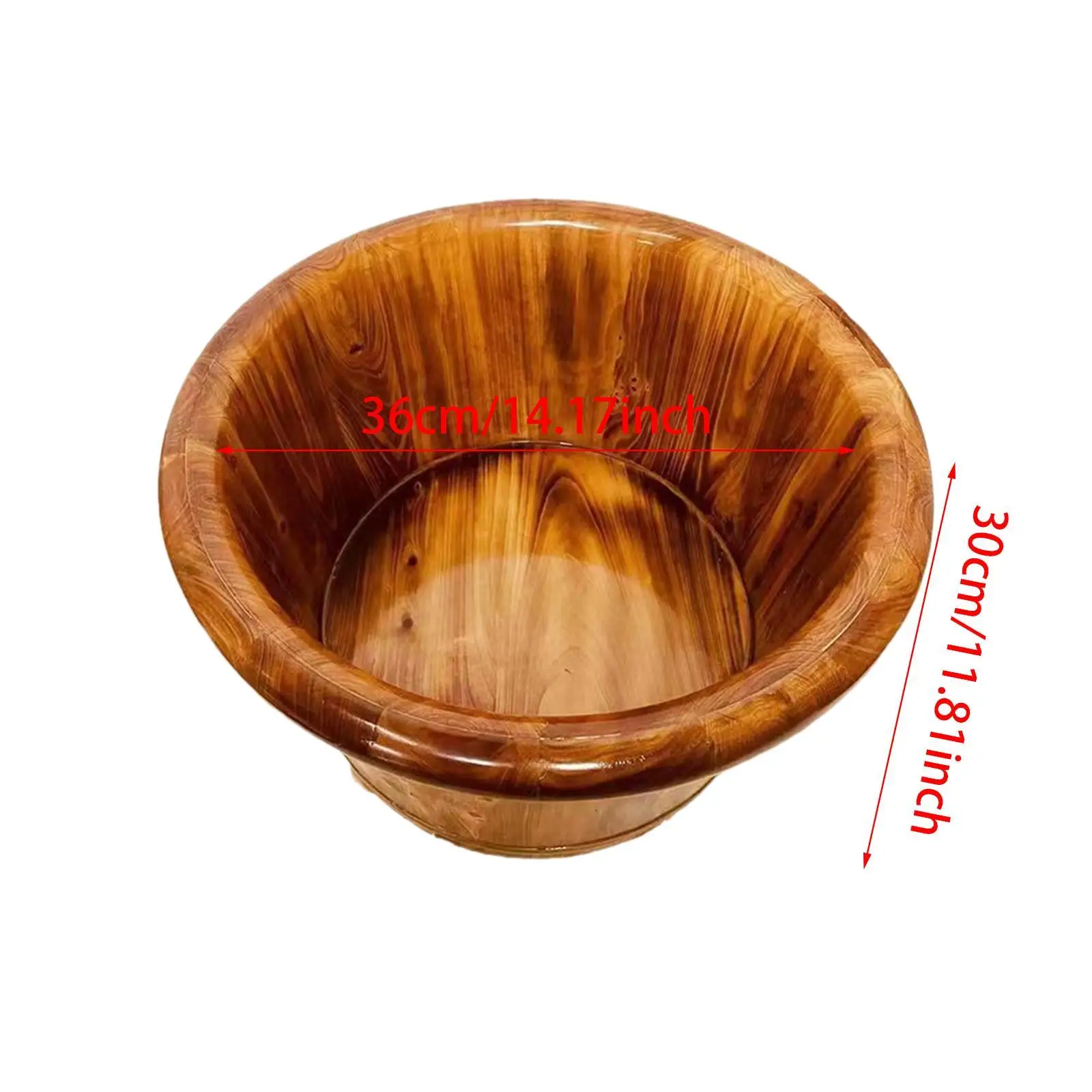 Drewniana miska do kąpieli stóp, przenośna wanna do moczenia stóp, wiadro do mycia stóp, miska do kąpieli stóp, wiadro do mycia stóp na zewnątrz