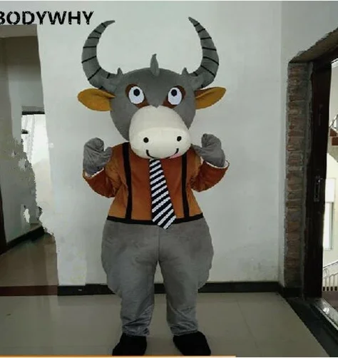 

New Adult Hot Sale LOVE Cartoon Cattle Cow Mascot Costume Christmas Fancy Dress Halloween Mascot Costume Free Ship