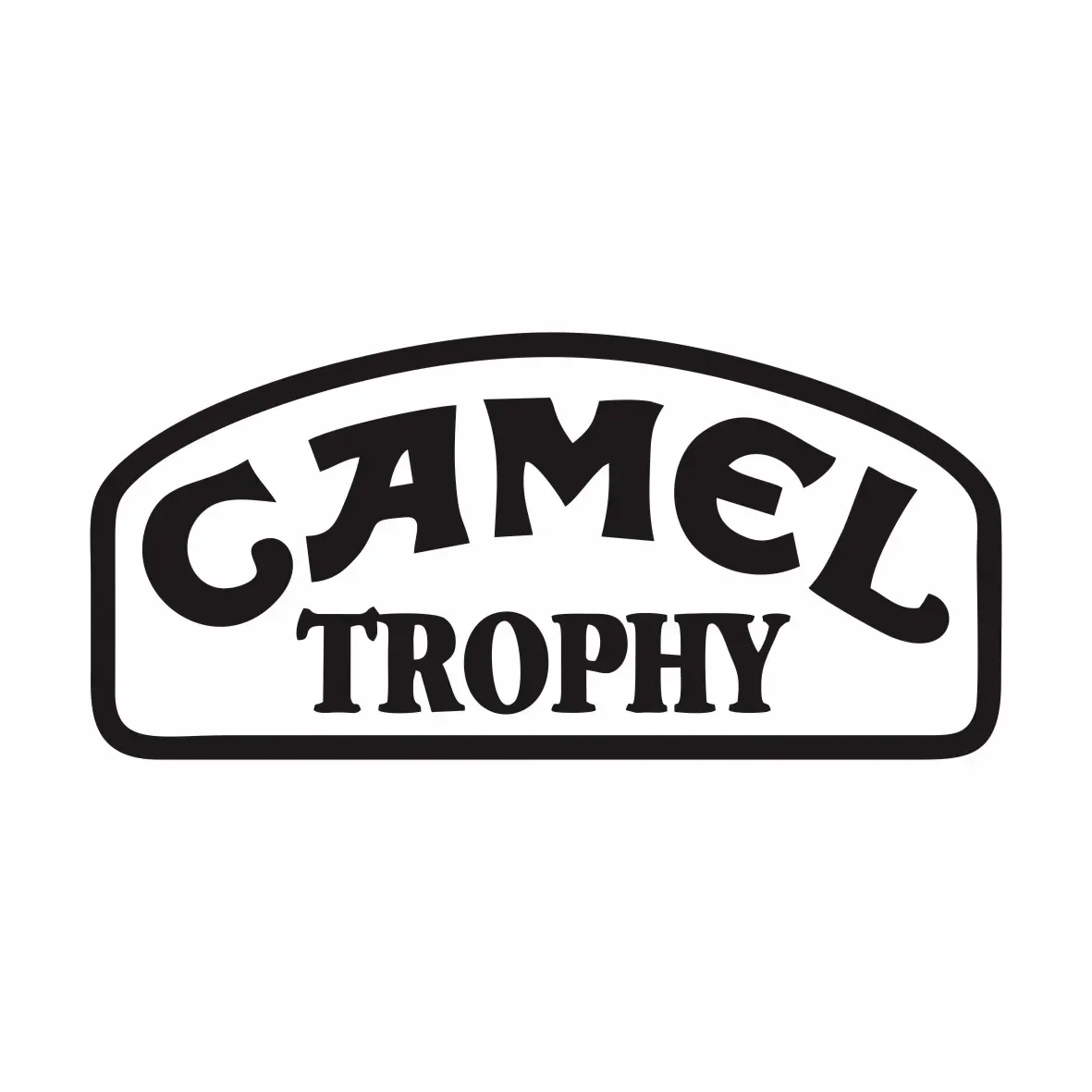 

Personality Car Decal Camel Trophy Pattern Waterproof Decal Truck Luggage Motorcycle Scratch Decoration, 15cm