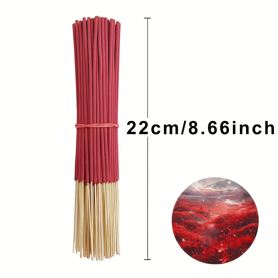 20/50Pcs Dragon Blood Aromatherapy Stick 8.66inch - Aromatherapy Wood for Home, Camping, Yoga and Meditation - Ideal Gift for St. Patrick's Day, Mountains, Father's Day, Mother's Day, Graduation Ceremony, Camping Essentials |   Aromatherapy |   Wooden Aromatherapy Stick