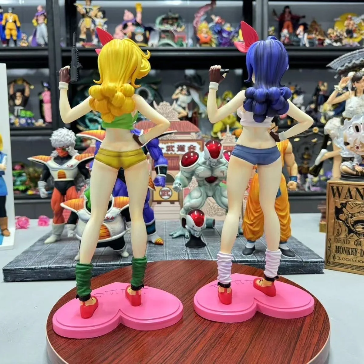ドラゴンボールランチアニメフィギュア,ギャルブロンドヘアver,スタンドアップモデル,PVCおもちゃギフトコレクション,30cmアクションフィギュア
