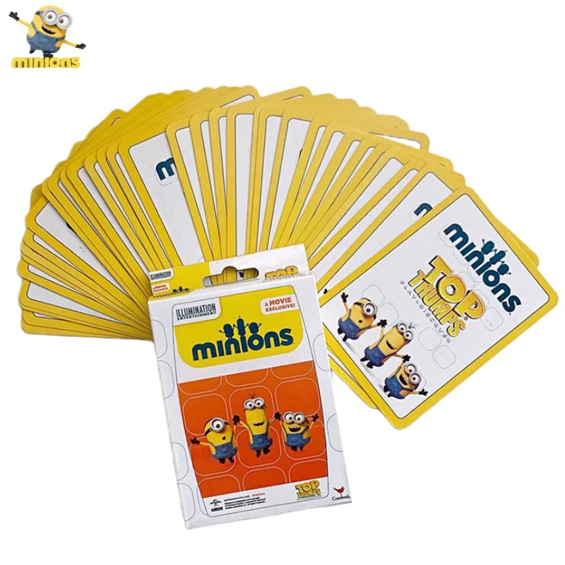 Despicable Me Minions Animation Character Cartoon Game Card Creative Puzzle Family Party Entertainment Game Card Collection Card