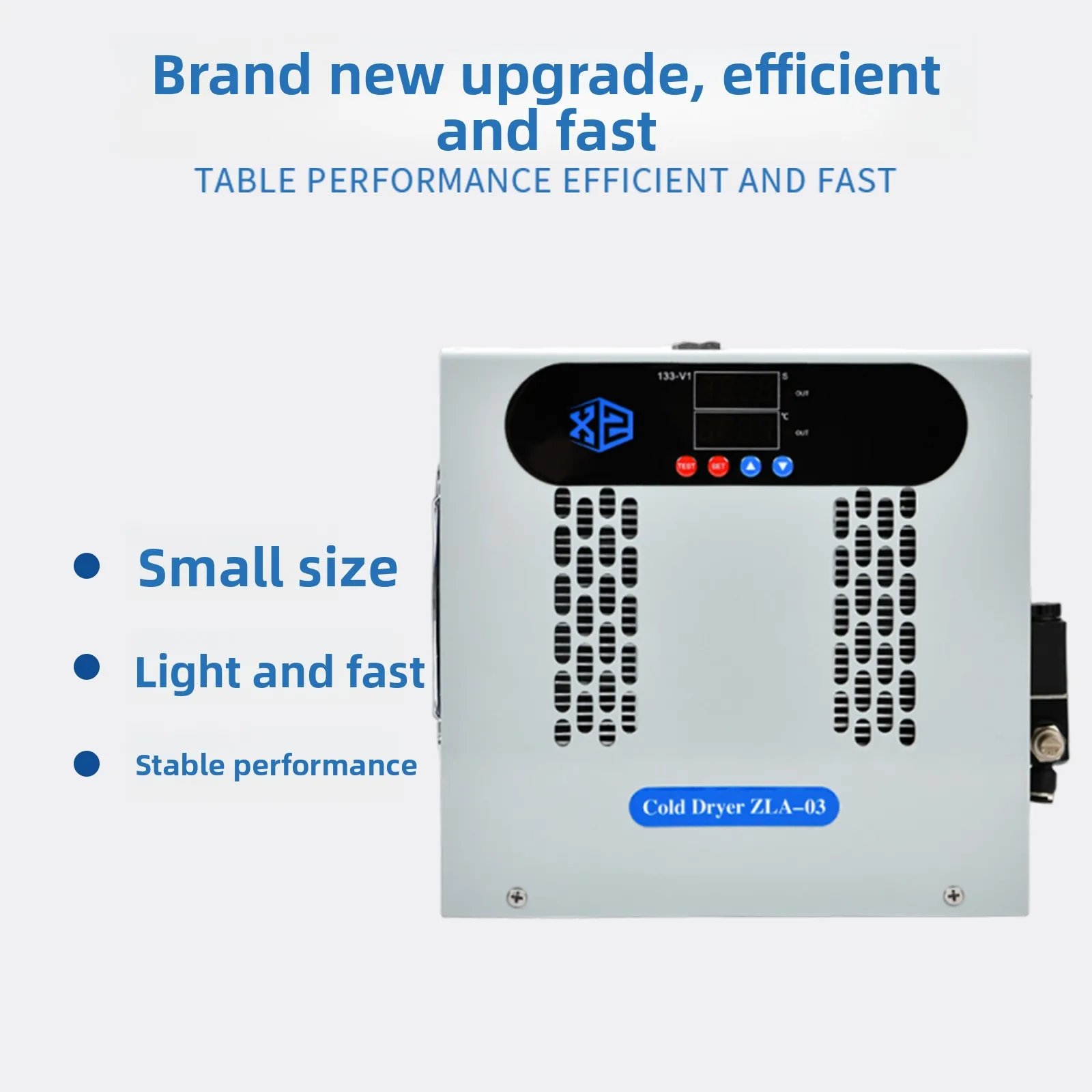 Small Refrigerated Air Dryer Compressor Cold Dryer Filter Compressed Air Treatment Equipment Auto Drain
