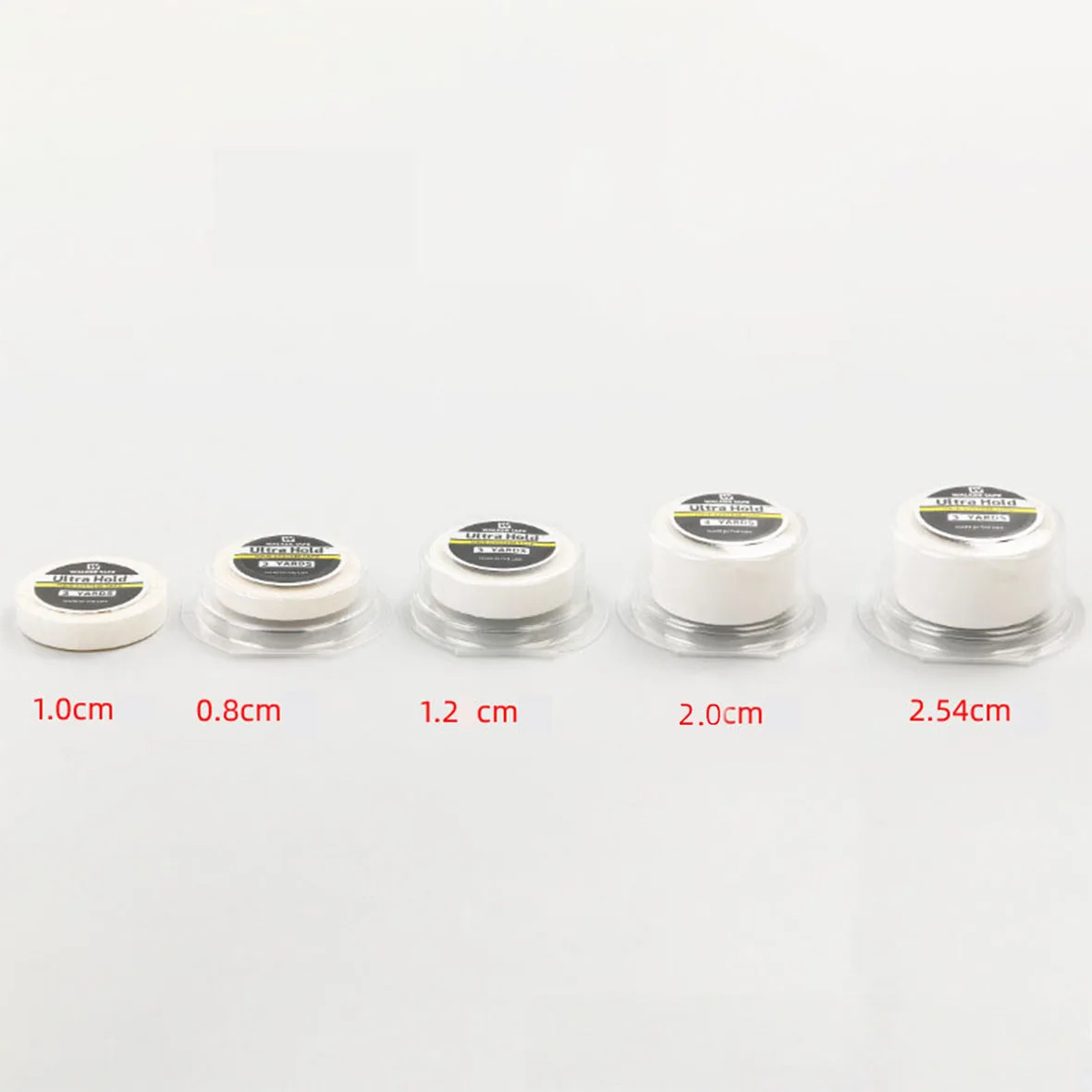 3/36Yard with box 0.8/1.0/1.2/2.0cm WidthWhite Ultra Hold Tape Double side tape Wig Glue Hair System Tape For Toupee