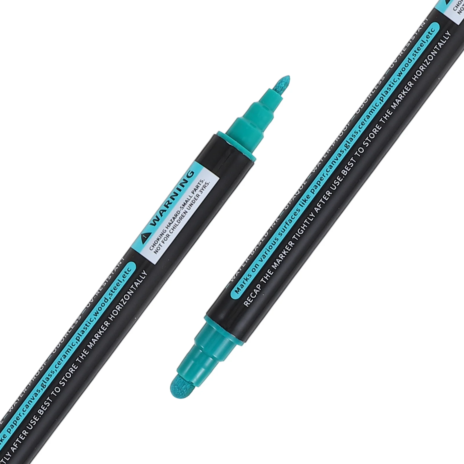 12 قطعة من أقلام طلاء الأكريليك ذات طرف مزدوج أقلام طلاء متعددة الألوان للرسم الفني والحرف اليدوية والخشب والسيراميك والقماش علامات بلاستيكية #3