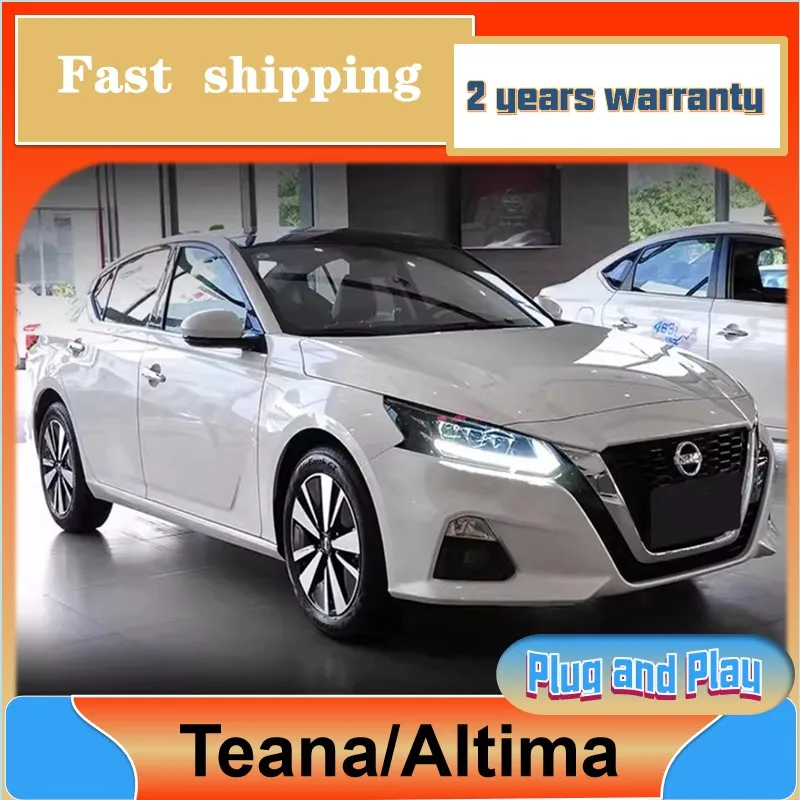 

Стайлинг автомобиля для Nissan Teana, фара 2019-2022, Altima, фара DRL, указатель поворота, ближний свет, линза проектора
