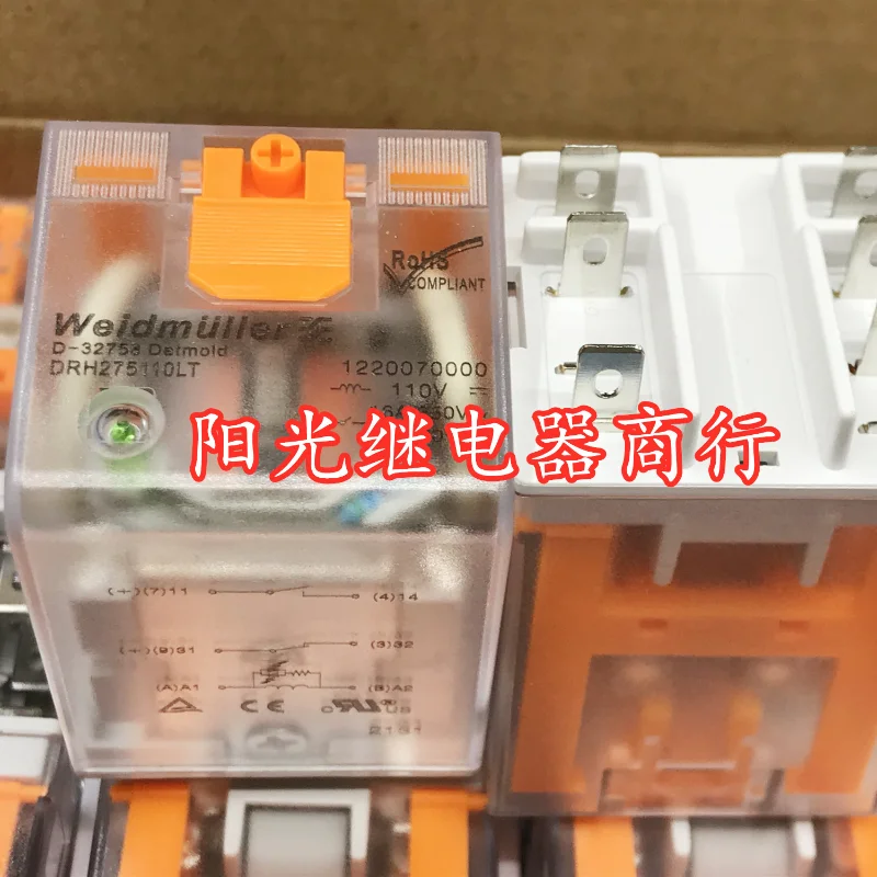 

（Brand New Original）1pcs/lot 100% original genuine relay:DRH275110LT 110VDC 6pins 1220070000 high-power relay