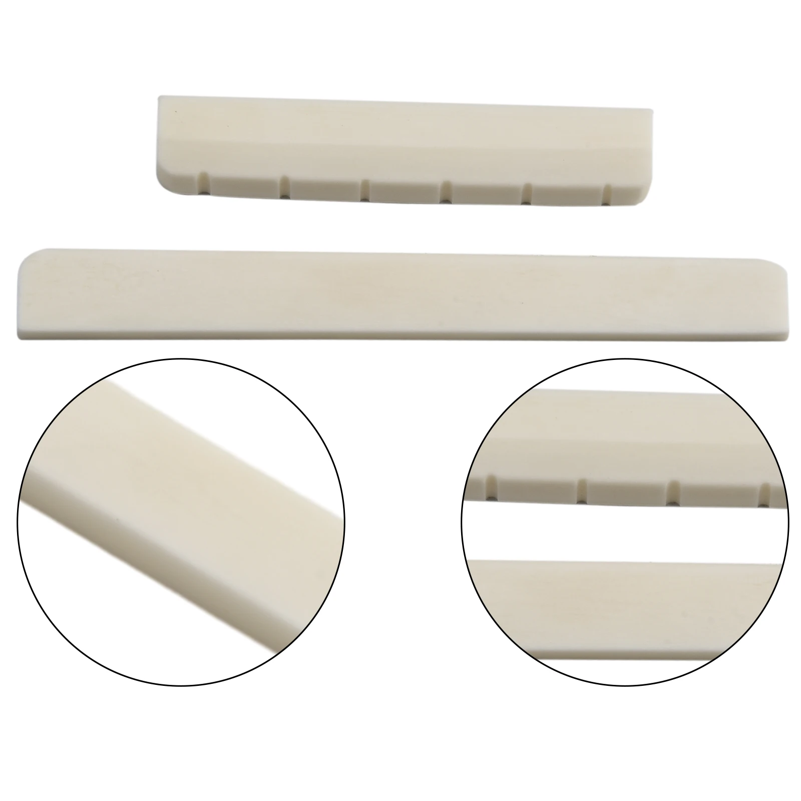 

6 String Bone Classicals Guitar Bridge Saddle And Nut Replacement Parts 80mm 52mm Multiple Saddle And Nut Guitar Nut Saddle