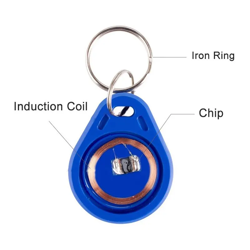 5/10/20PCS 13.56Mhz RFID UID Token Copy Keykobs Changeable Attendance Management CUID Clone Keychain Tag For Mif 1k S50 Writable