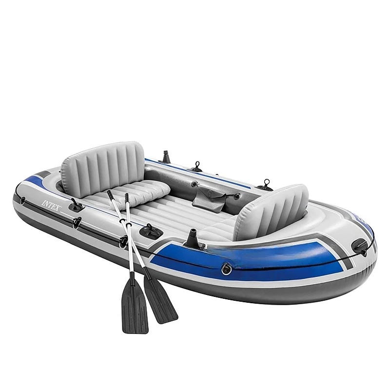 Kayak barca da pesca d'assalto gommone spesso resistente all'usura hovercraft 2 3 4 persone