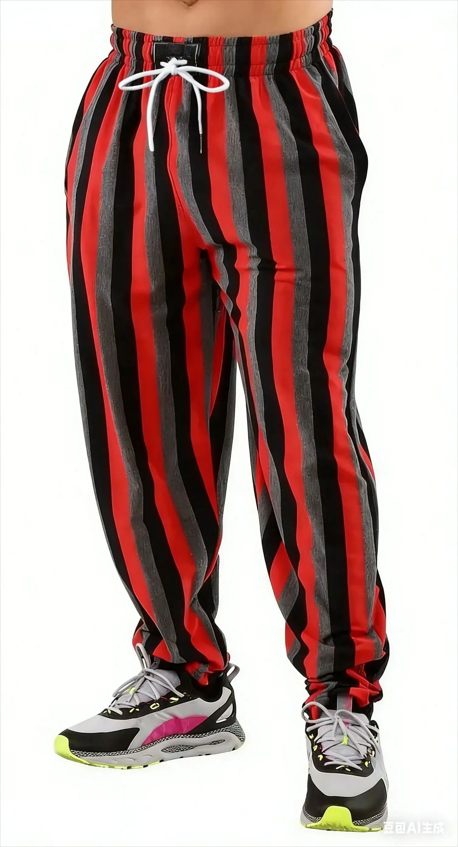 New Trendy Gothic Punk Vintage Streetwear Women's Men Cross Straight Long Pants Casual Wide-Leg Joggers Loose Hip Hop Unisex