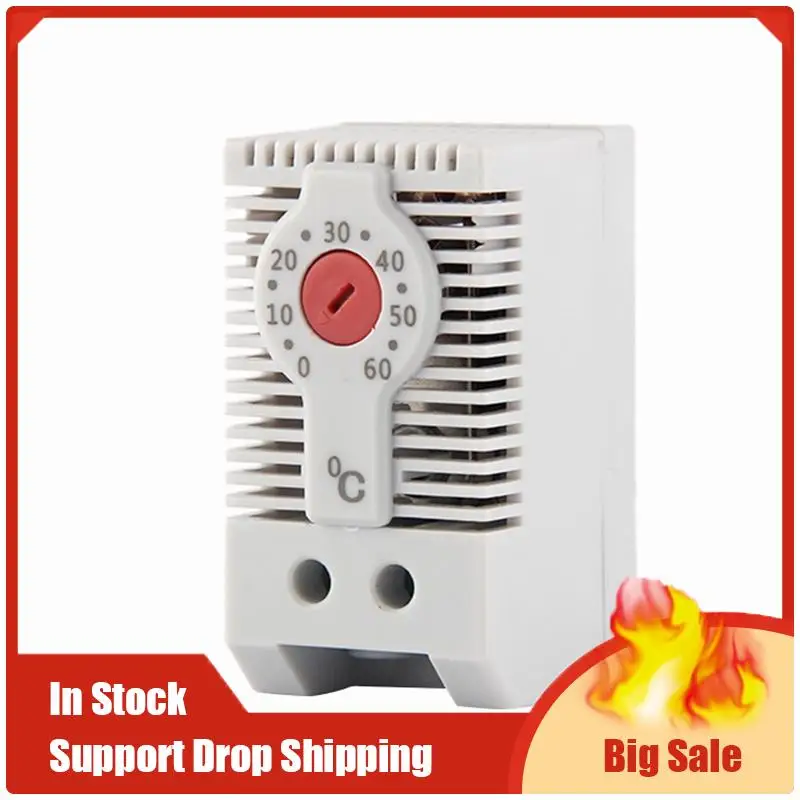 Лучшие предложения KTO011 Нормально закрытый NC Регулируемый механический регулятор температуры Шкафный термостат Din-рейка, для использования нагрева