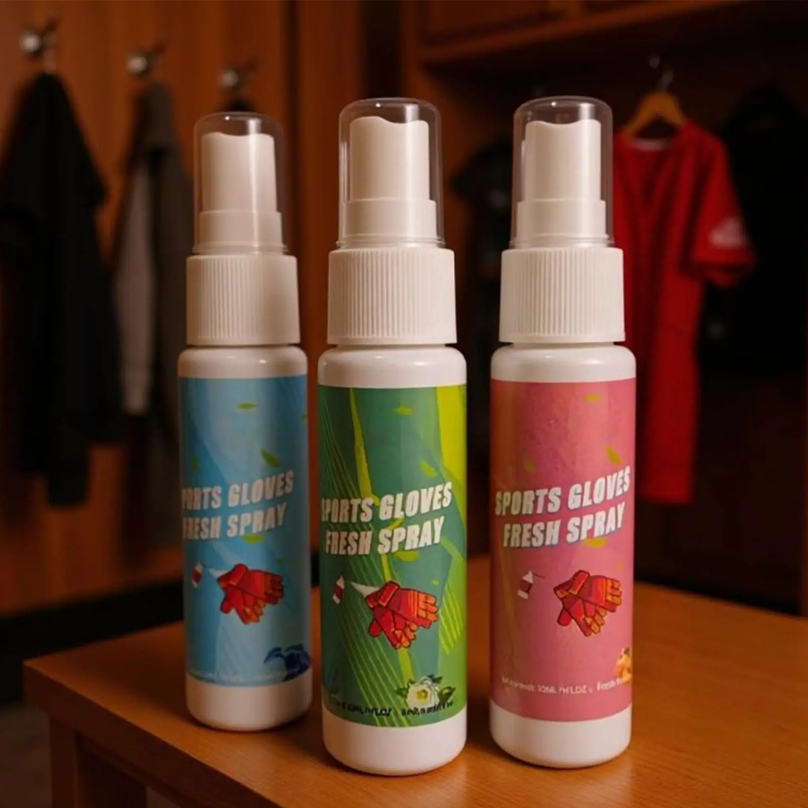 Boxing Glove Odor Remover 30ml Gym Equipment Spray Freshener Spray for Hockey Equipment Football Pads Helmet Shoes Athletic Gear