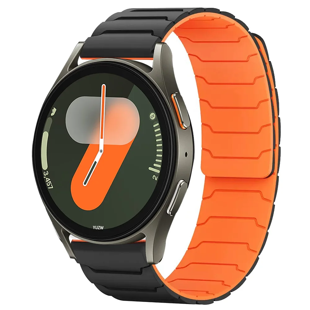 Cinturino magnetico da 22mm 20mm per Samsung Galaxy Watch 7 6 5 4 3 cinturino in silicone per Huawei Watch GT5/4/3Pro 46mm Ultimate Correa
