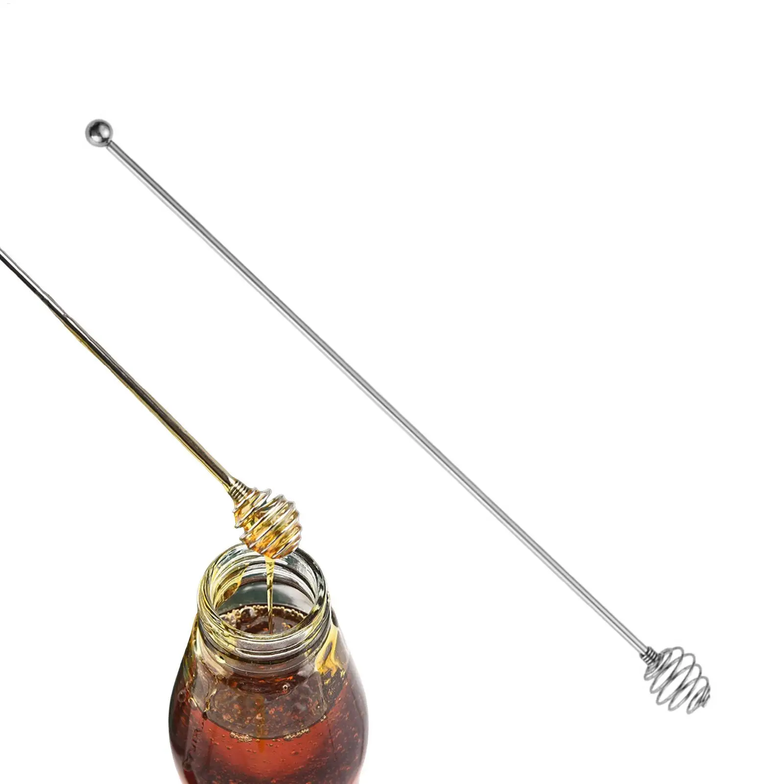 Agitadores de cóctel ergonómicos antideslizantes, herramienta de barra, palitos para café, licor, bebidas, chocolate derretido, 1 ud.