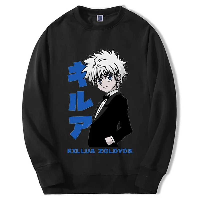 Hunter x Hunter sweatshirt hoodies mens 2024 Japan hot anime killuo Zoldyck pullover oversize round neck crewneck sudaderas