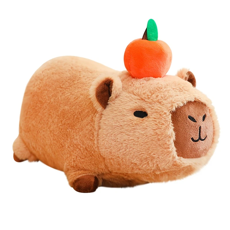 Cute Kabibala Plush Toy With Orange Headdress Soft Kabibala Plush Animal Doll Pillow It's The Perfect Hug Gift.