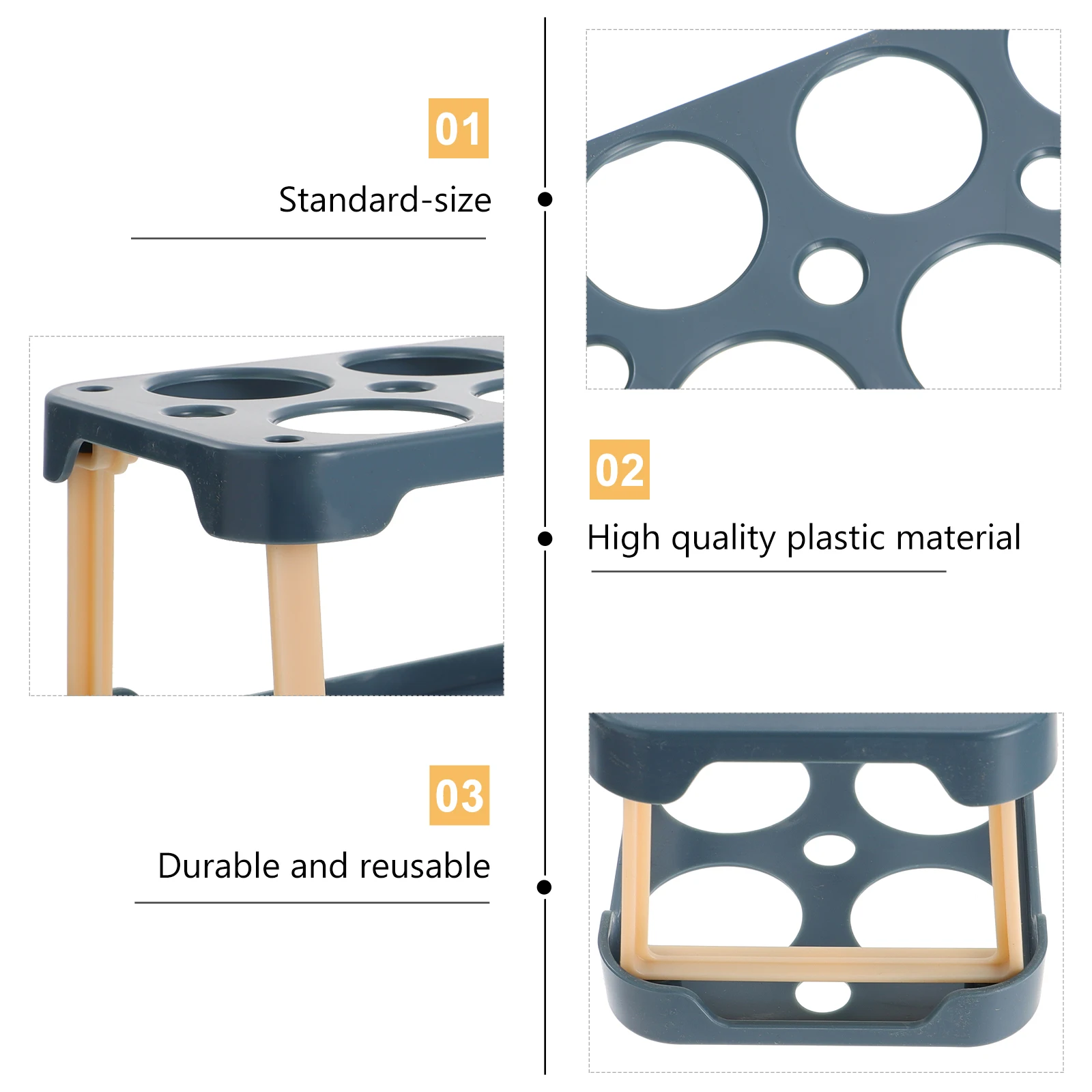 

Egg Container Organizer Stabilized No Shake Crash Compact Size Refrigerator Cabinet Clean Refrigerator Egg Storage Box
