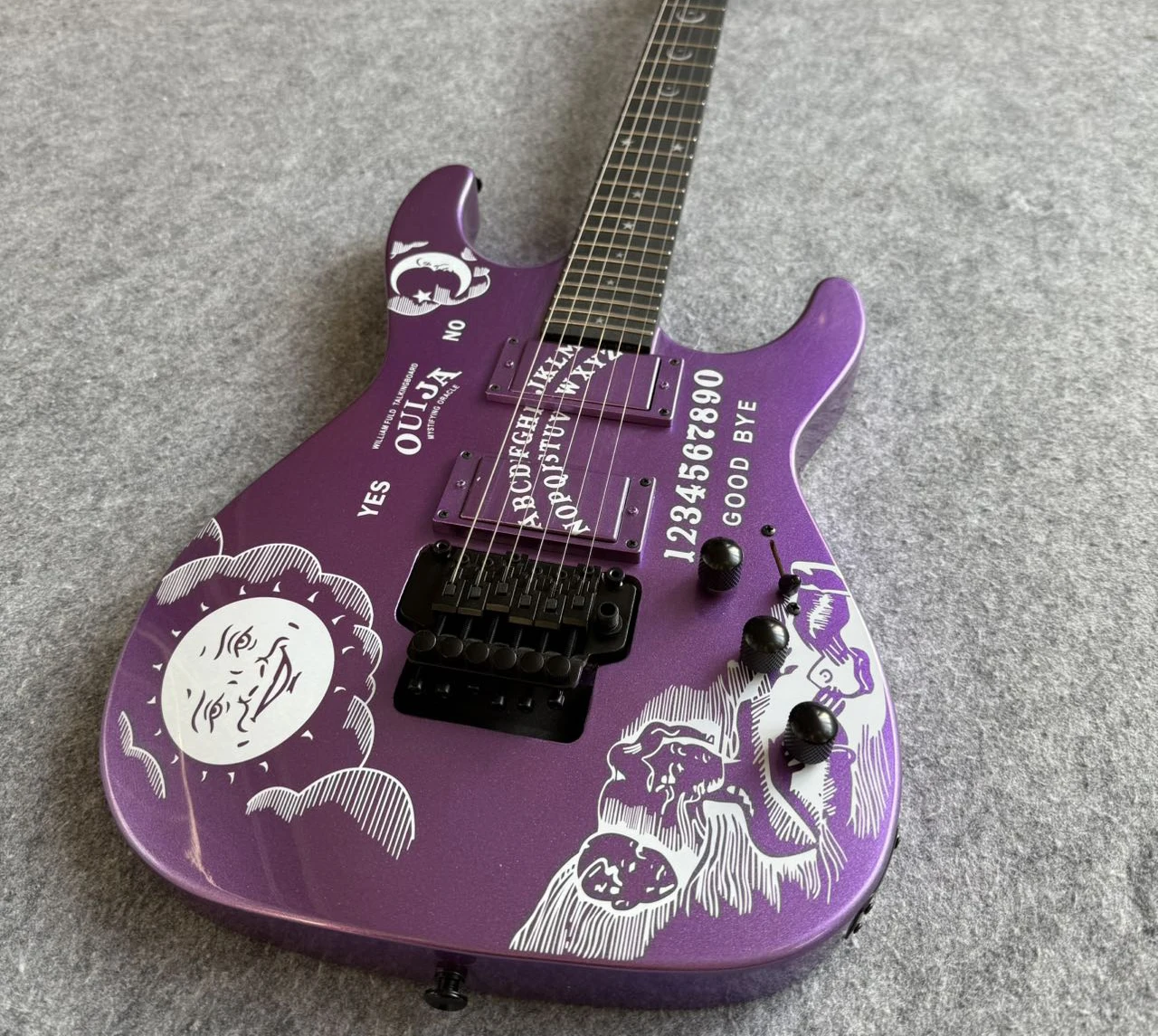 

Гитара Purple Moon Ouija с тремоло Floyd Rose и 2 звукоснимателями