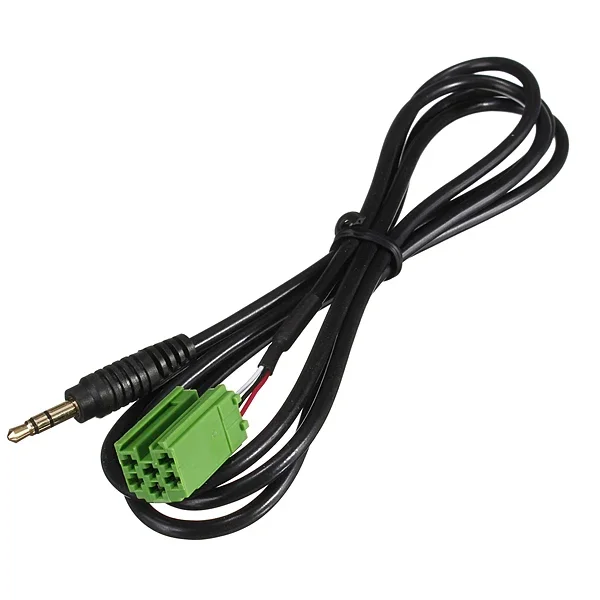 

3.5mm Aux Input Adapter Cable For Renault Clio Megane Laguna Scenic MP3 for iP hone