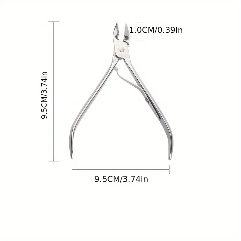 YIKOOLIN Professional Cuticle Trimmer Portable Toe Pliers Cuticle Scissors Manicure Pedicure Tool for Fingernails and Toenails