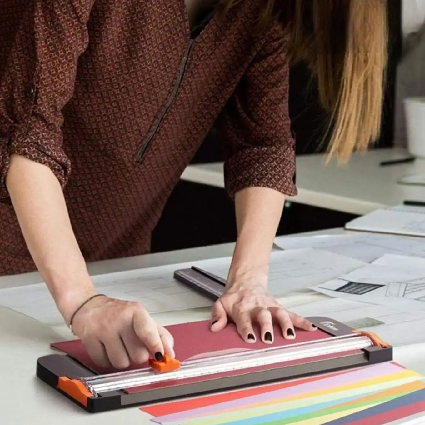 A4紙カッターa4紙カッターアートペーパーカッタークラフトフォトスクラップブックブレードDIYオフィスホームステーショナリーナイフ