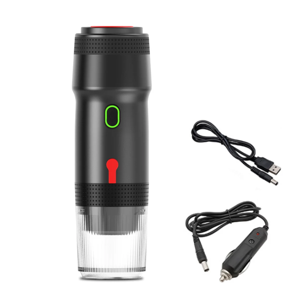 Portable Electric Espresso Coffee Maker with USB Charging for Outdoor Car Use Camping and Home Brewing Fresh Coffee Quickly