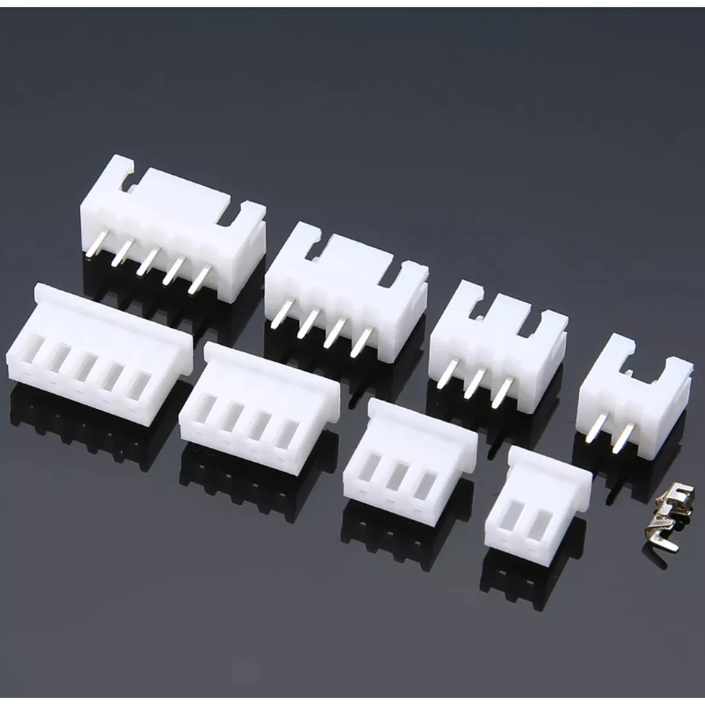 150pcs/40 sets 2p 3p 4p 5 pin 2.54mm Pitch Terminal Housing Header Connector Wire XH BE