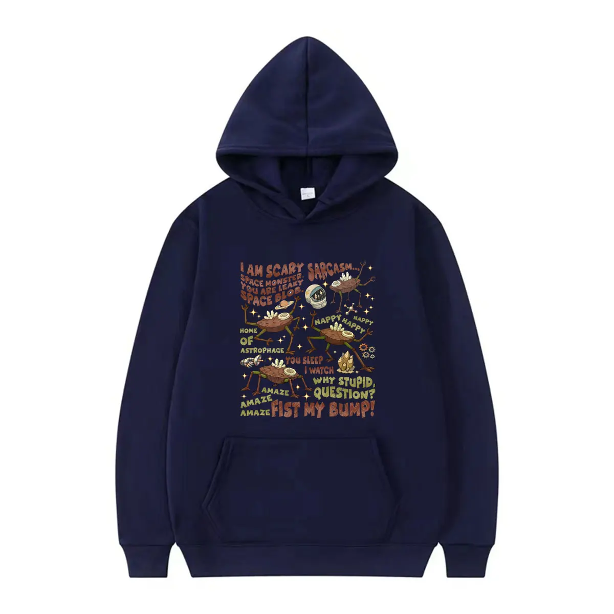 Rocky Amaze Project Hail Mary Graphic Hoodies Men Women Fashion Vintage Street Casual High Quality Bodywarmer Hooded Sweatshirts