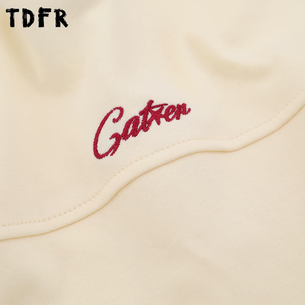 Letter Embroidery Raglan Sleeve T-shirt Mens Spliced Autumn Retro Casual Crew Neck Long Sleeve Cotton Tee Man