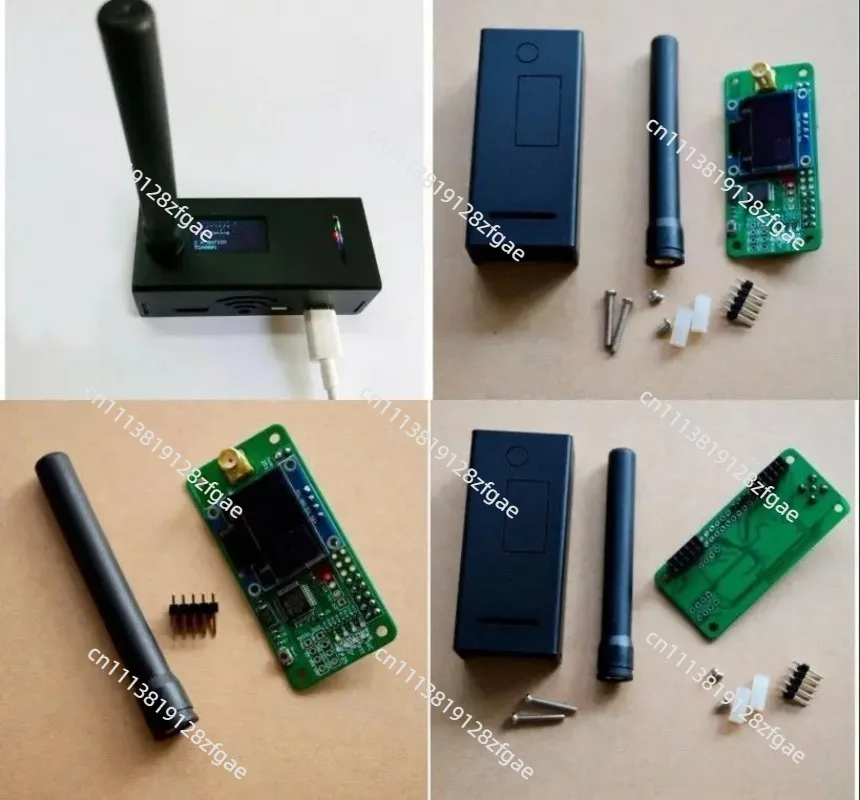 VHF UHF Digital Data Transfer Hat With OLED Metal Shell Fit Pi Zero 3B Support P25 DMR YSF DSTAR NXDN
