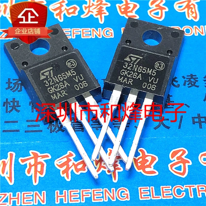 5PCS-10PCS 30N65M5 STF30N65M5  TO-220F 650V 30A  New and Original On stock