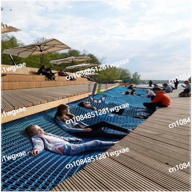 Suspended Climbing Hammock Floors Suspended DIY Net Loft Net Bed Hammock for Kids and Adults