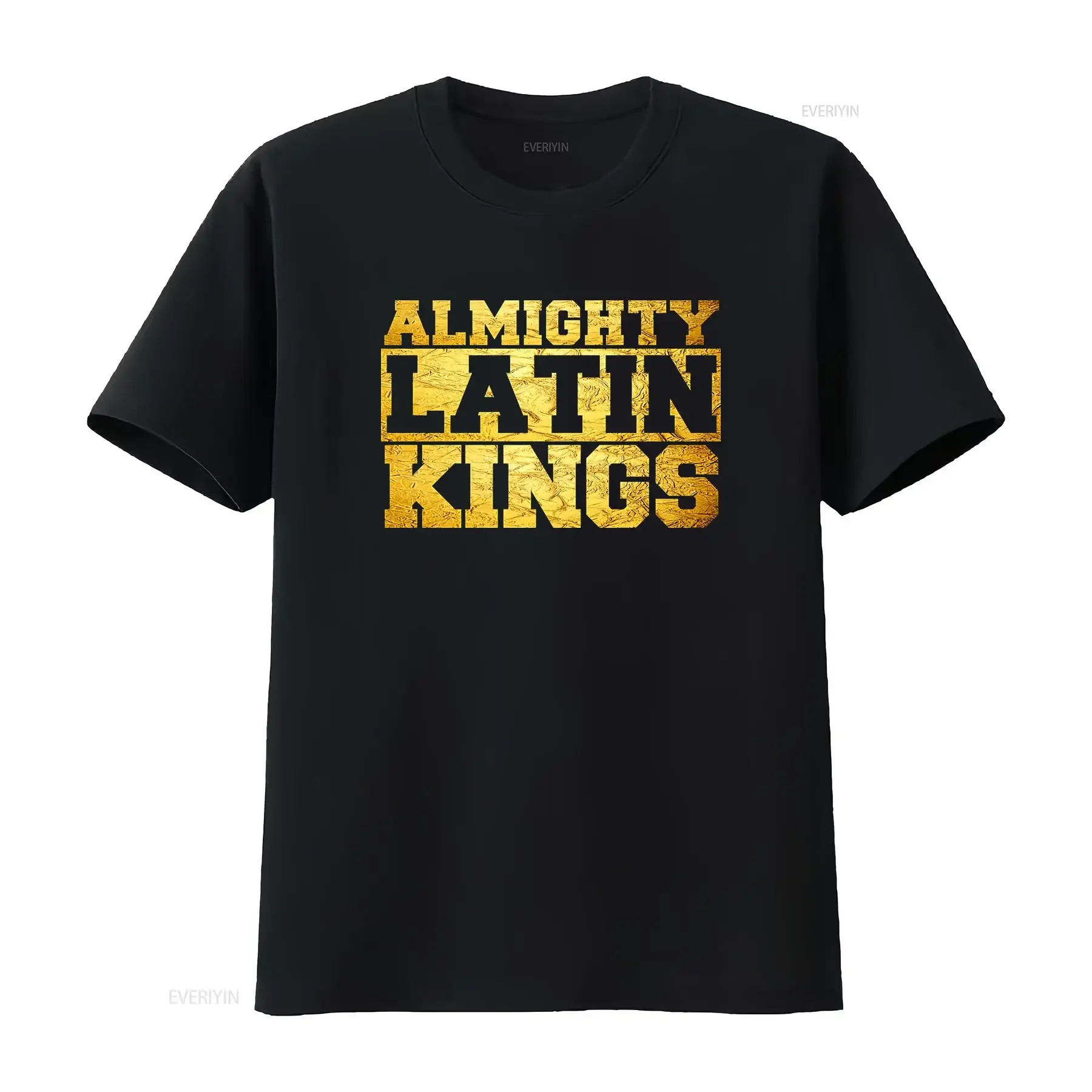 Almighty Latin Kings T Shirt vintage Washed graphic Stylish Unisex streetwear Comfortable Casual Slightly Top For Everyday Wear