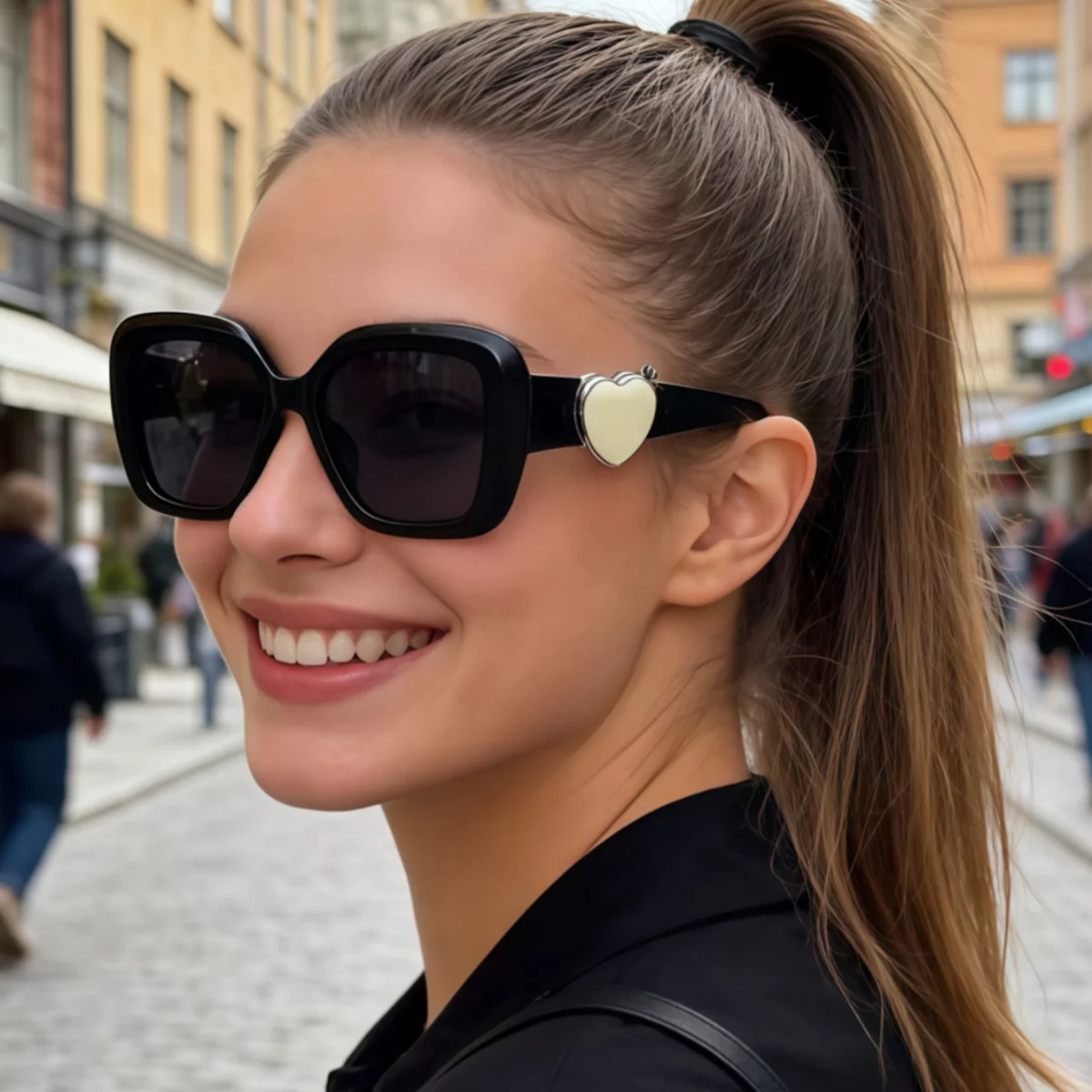Europäische und amerikanische Retro-Sonnenbrille im Y2K-Stil, modische Unisex-Sonnenbrille für den Sommer, Sonnenschutz, UV-Schutz, leicht.