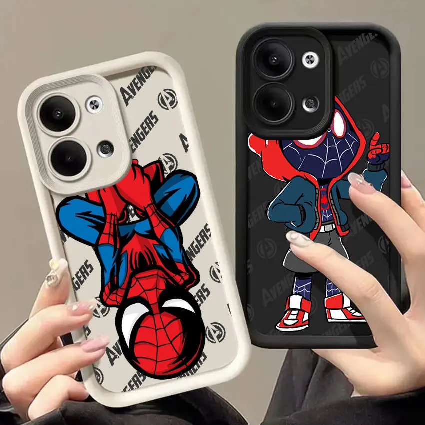 

Spiderman Deadpool Avengers Phone Cases For Oppo Reno 14 13 12 11 F 10 5G 6 7 8 Pro Plus Cover 8T 4G 7Z 8Z Soft Shockproof Funda