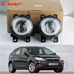 2 Pieces Car LED Fog Light Angel Eye Daytime Running Light DRL 30W 8000LM 12V Styling For Ford Focus MK2 MK3 2008-2015