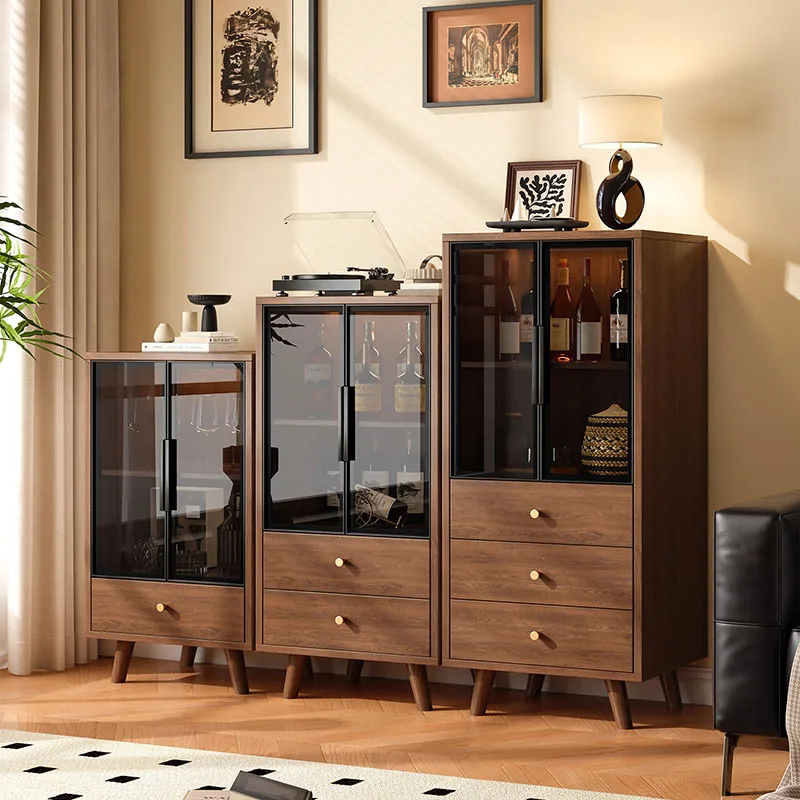 Storage Designer Bar Cabinet Modern Commercial Shop Luxury Whiskey Display Wine Cabinet Living Room Vitrina Trendy Furniture