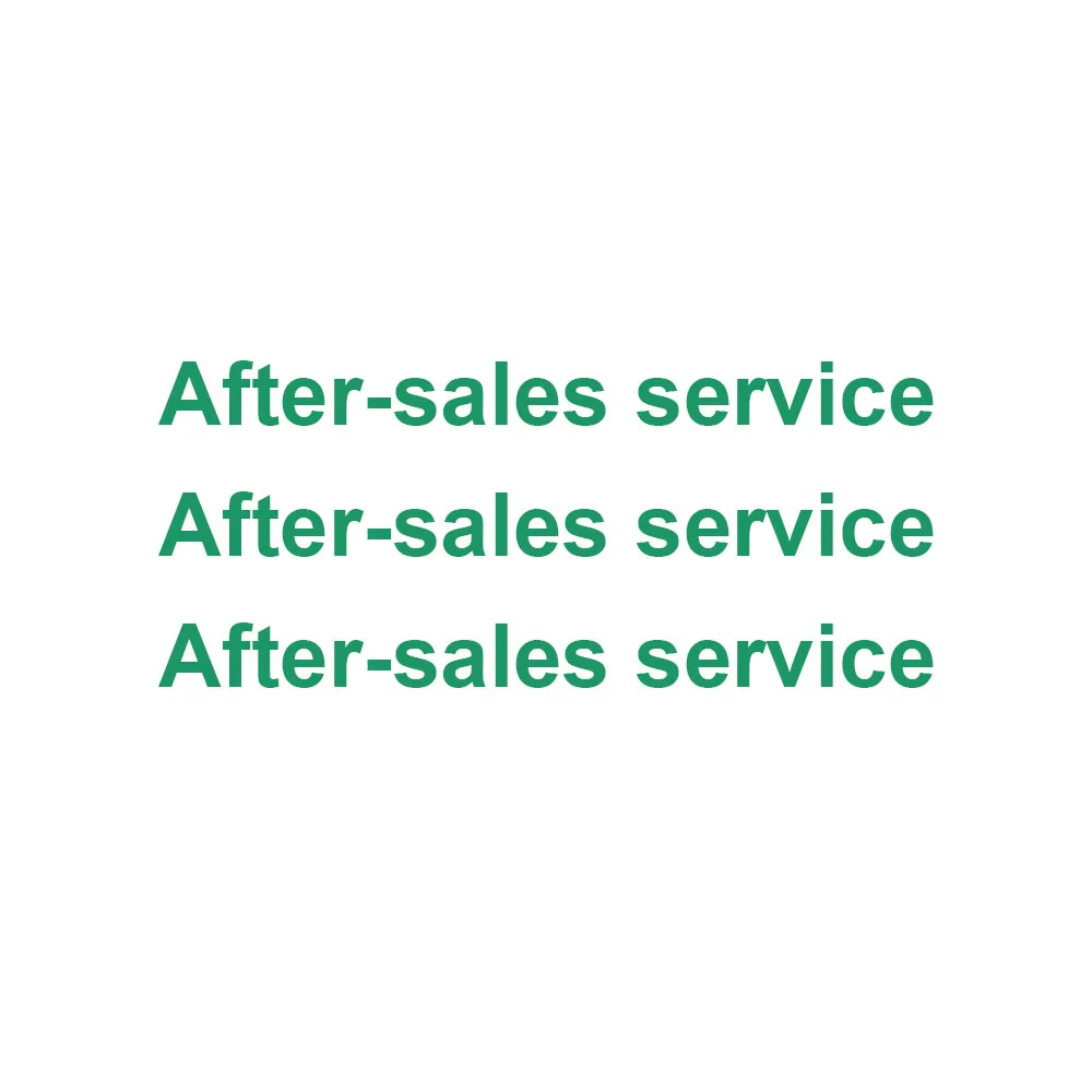 

Additional after-sales service