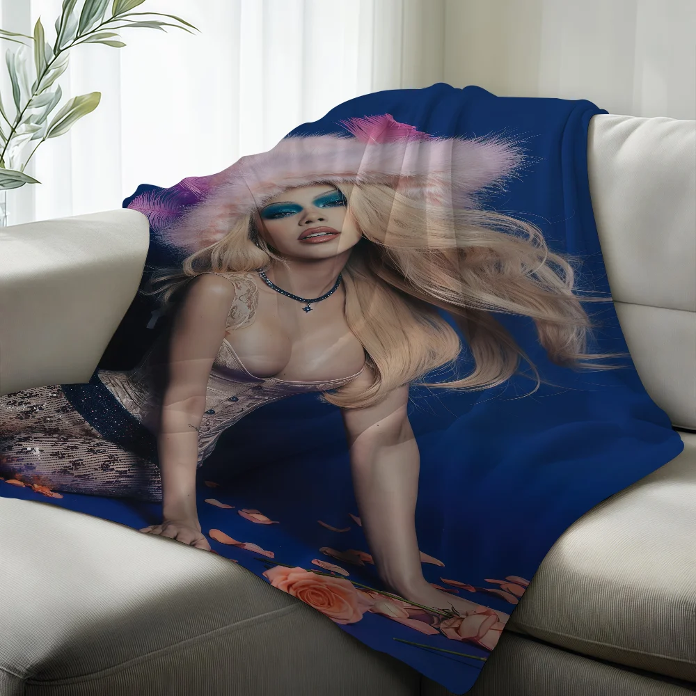 Hot Singer K-Kenia Os Pink-Aura Blanket Suitable For Sofas Beds Offices Cars Outdoor Travel An Ideal Gift For Friends Family
