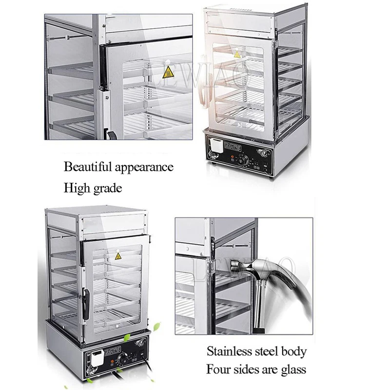 전기 음식 찜기 캐비닛 보온 쇼케이스 만두 찐빵 찜기